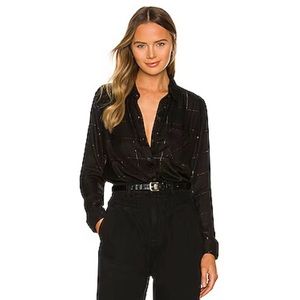 Rails Hunter Shirt in Ebony Tinsel - Size Small